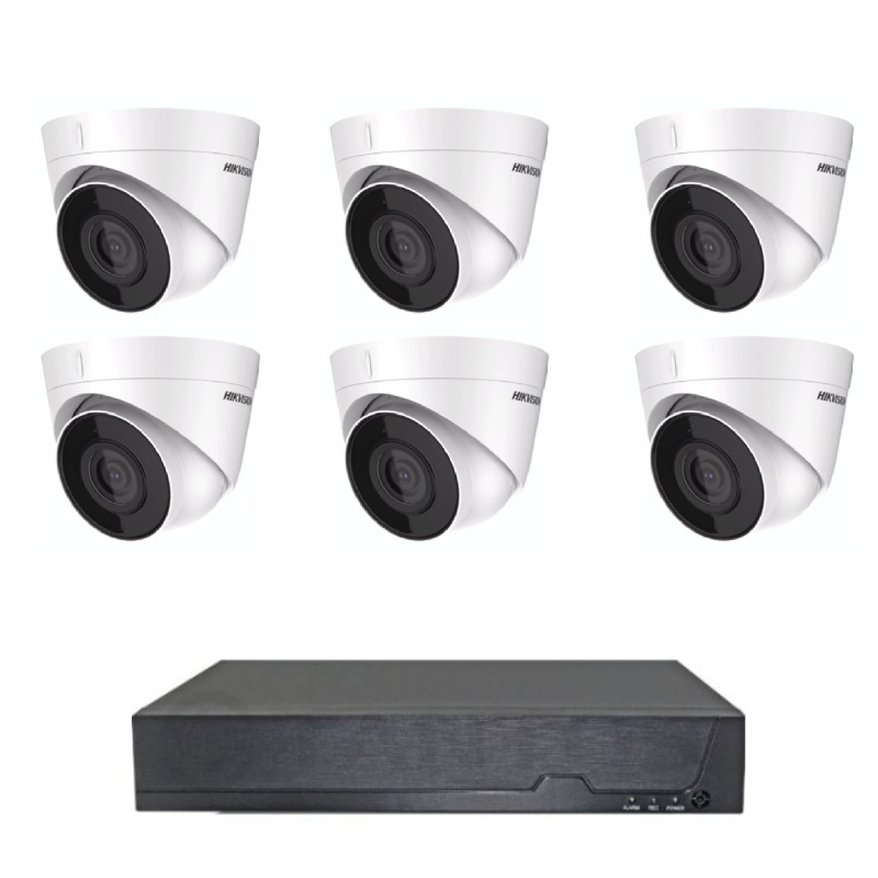 Kit De Surveillance MIPVISION XDVR + 6 Cameras Internes 5MP