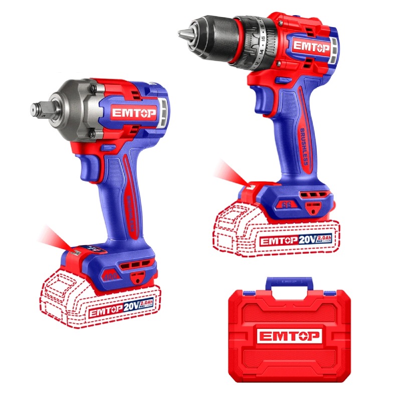 Kit PERCEUSE+CLE A CHOC400 2B2 EMTOP - ECKL20275