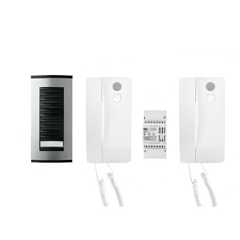 Kit interphone Came 2 Poste Sys 200 avec Plaque de Rue - Blanc