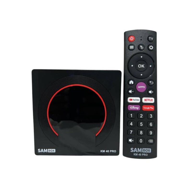 Box Android SAMBOX KM 40 PRO 4K 2GO 16GO