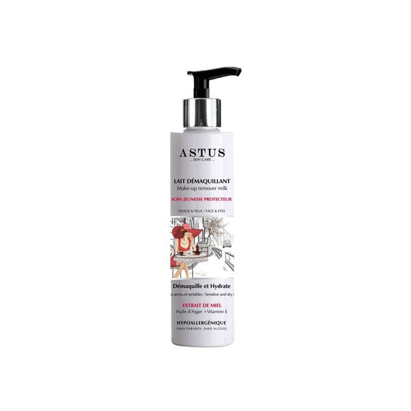 Lait Démaquillant ASTUS Pour Peaux Sèches & Sensibles - 200 ml