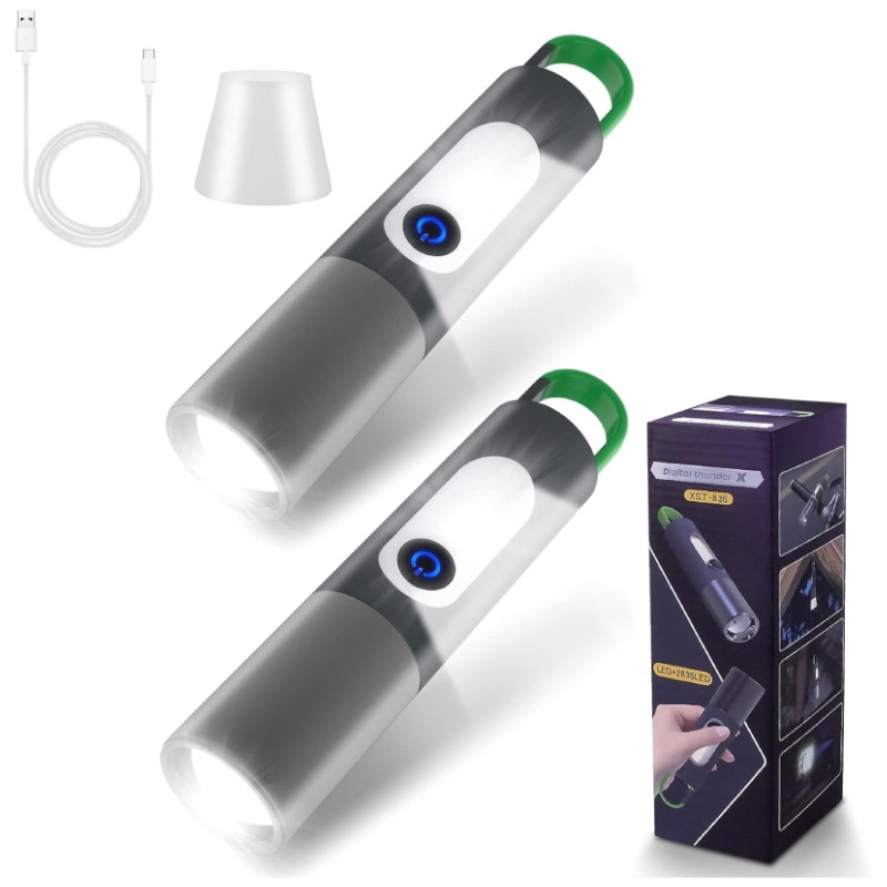Lampe torche 2835LED Portable Rechargeable 750 Lumens