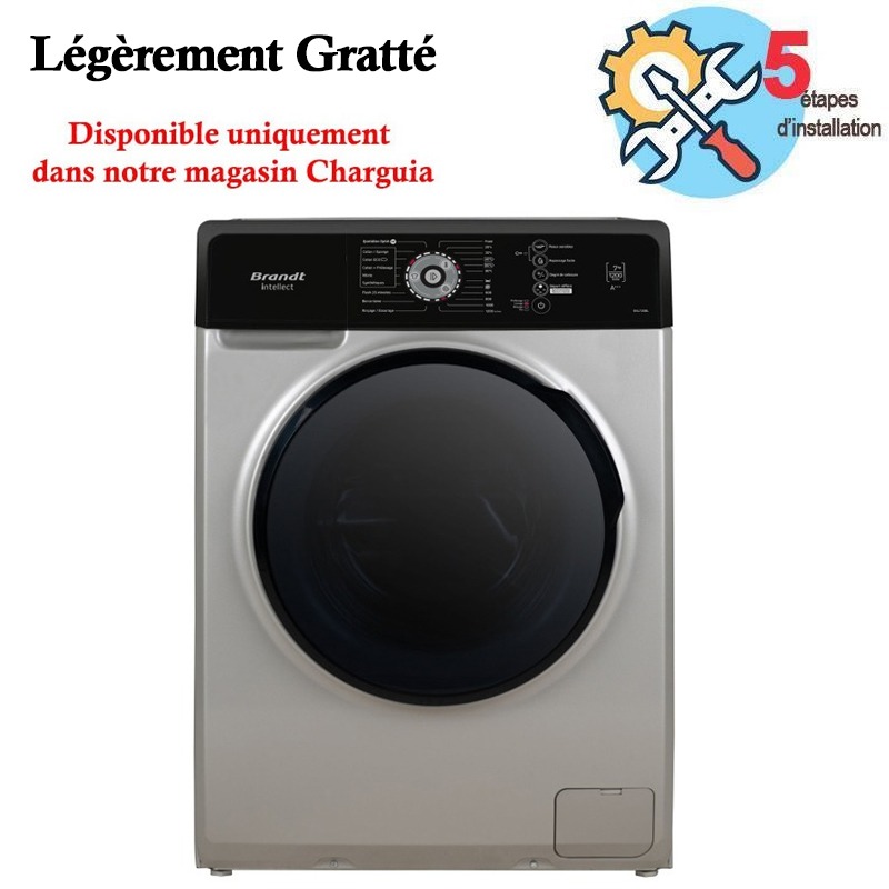 Lave linge Frontal BRANDT BAL72SBL 7 kg - Silver