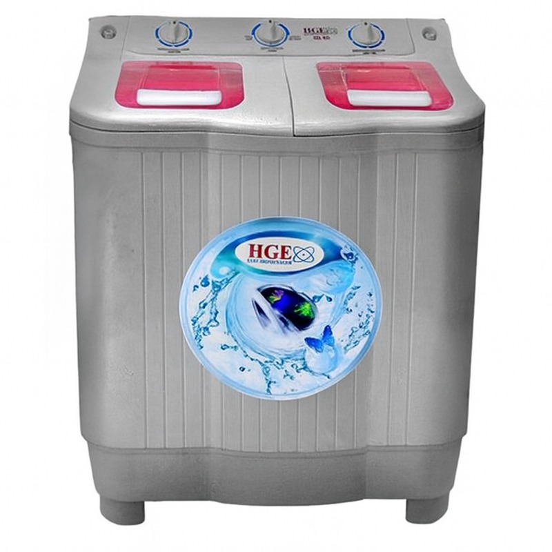 Lave Linge Semi-Automatique HGE ML-8-5 8.5 Kg - Silver