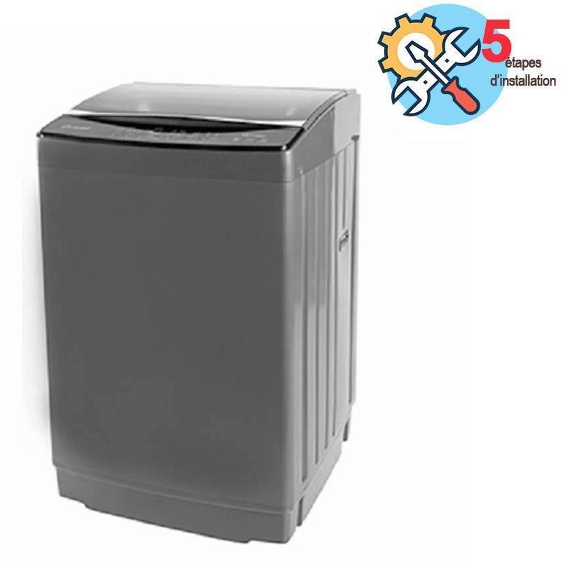 Lave linge Top ORIENT OW-T12S01 12kg - Dark Silver