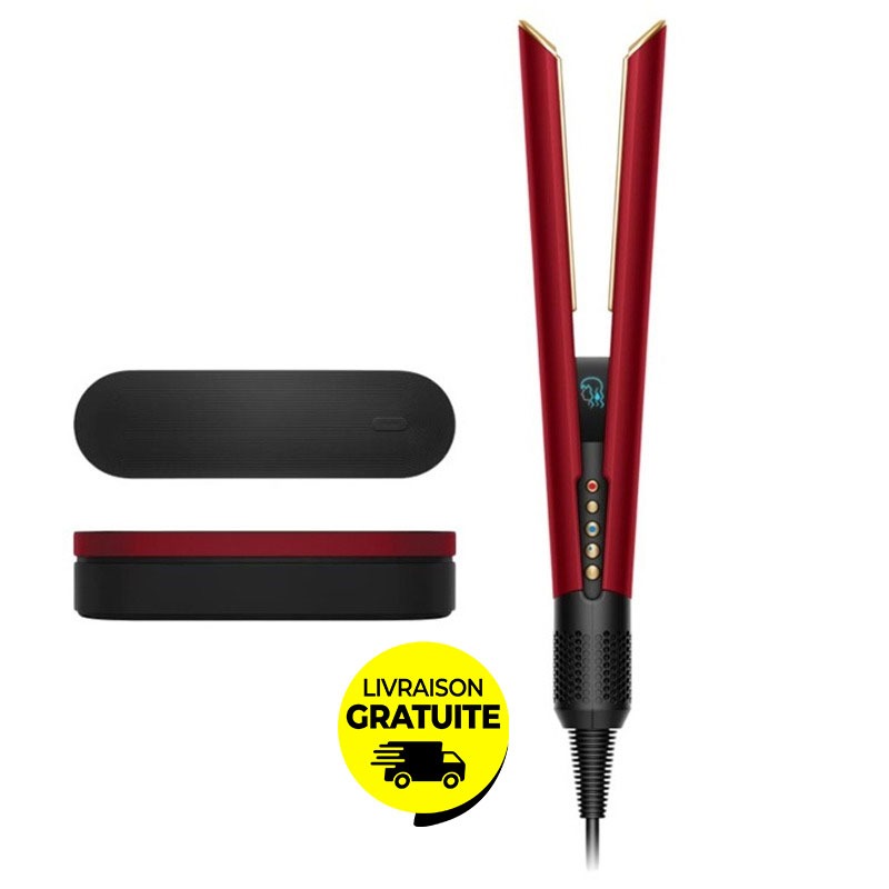 Lisseur Séchant DYSON Airstrait HT01 - Rouge&Gold