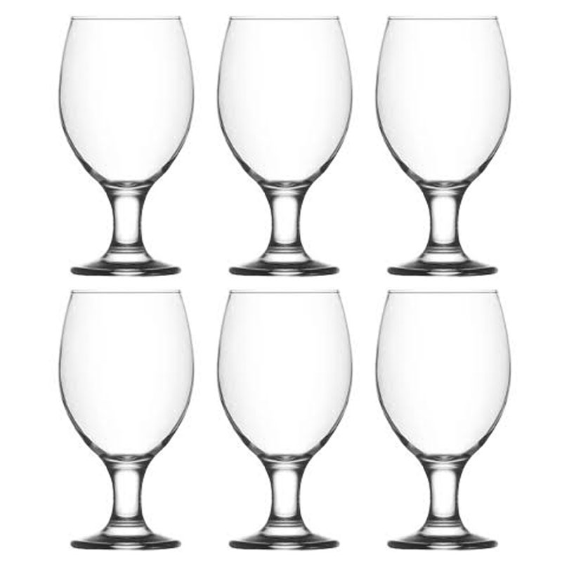 Lot De 6 Coupes Avec Pied LAV MIS571F - 40cl Verre - Transparent