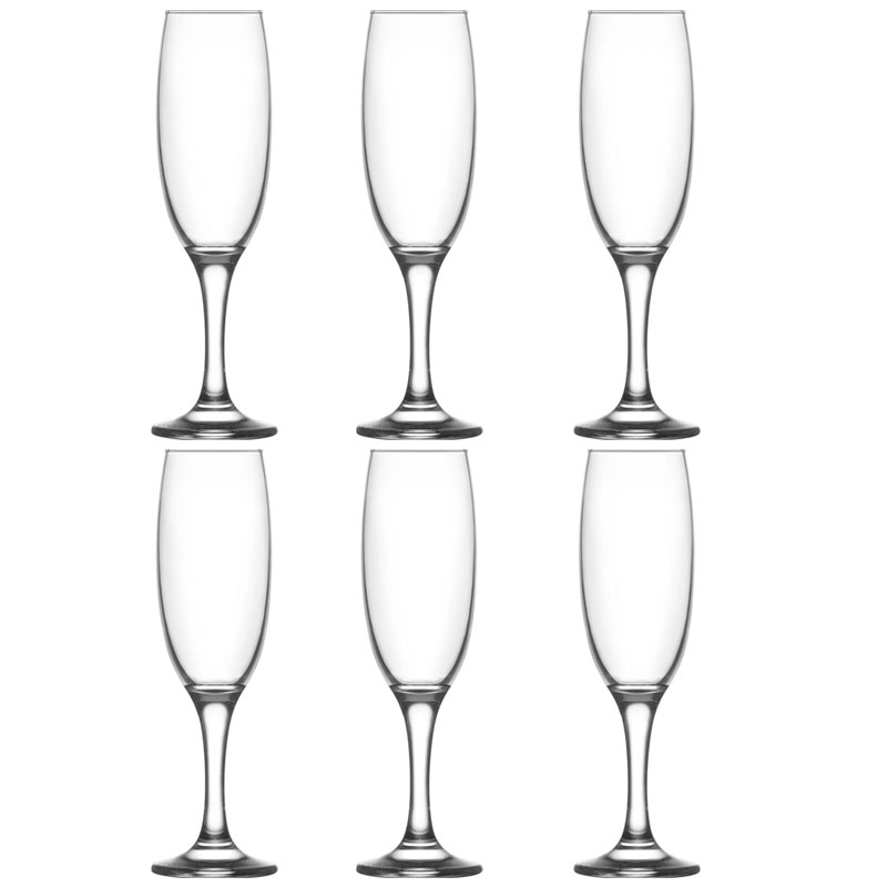 Lot De 6 Coupes A Pied LAV FAM539F - 21.5cl