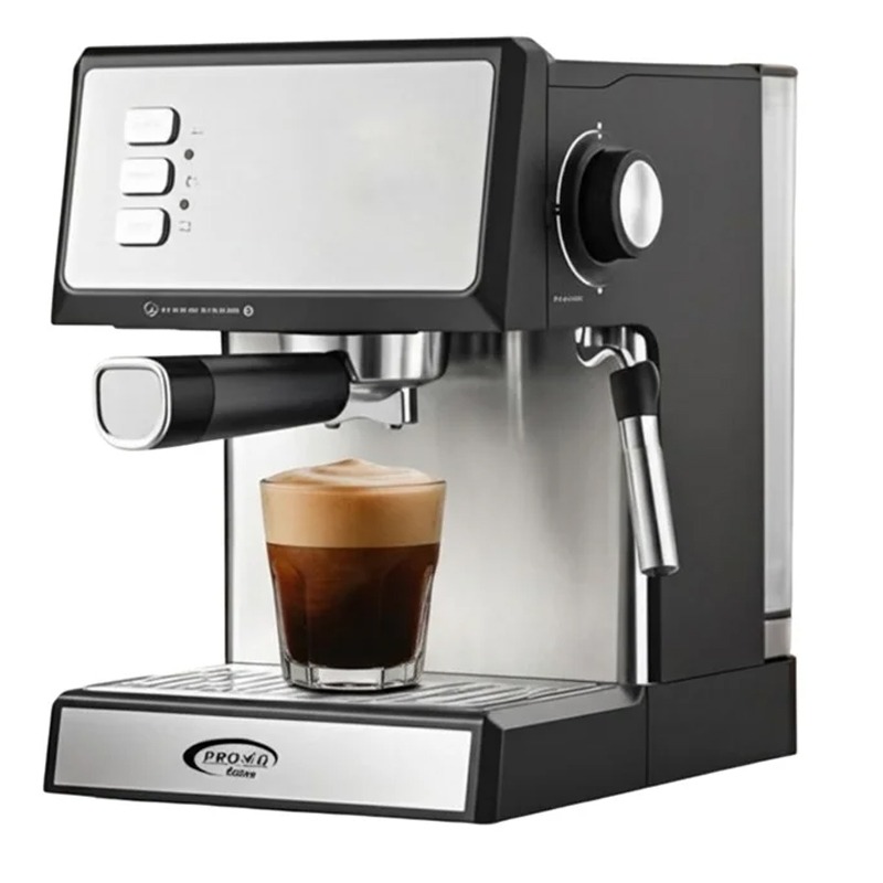 Machine à Café Expresso PROVA PE-666GD 850W - Inox