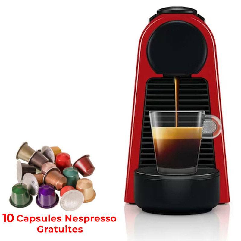 Machine à Café NESPRESSO Essenza Mini D30 0.6L- Rouge