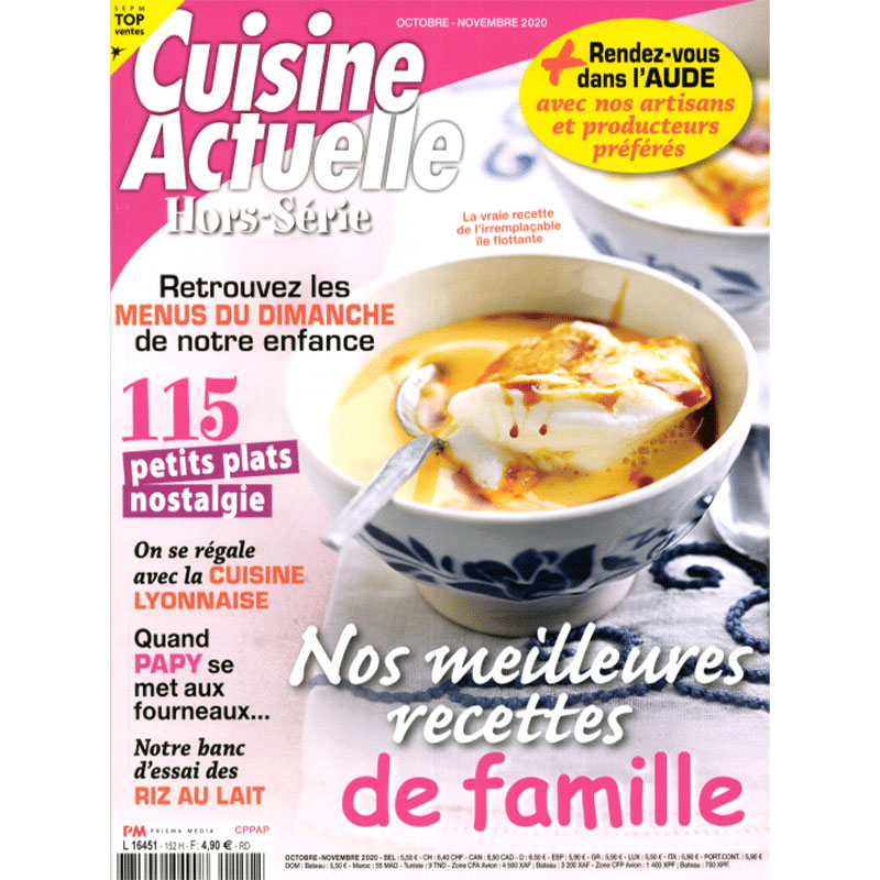 Magazine Cuisine Actuelle 152H française Pour Adult (16451)