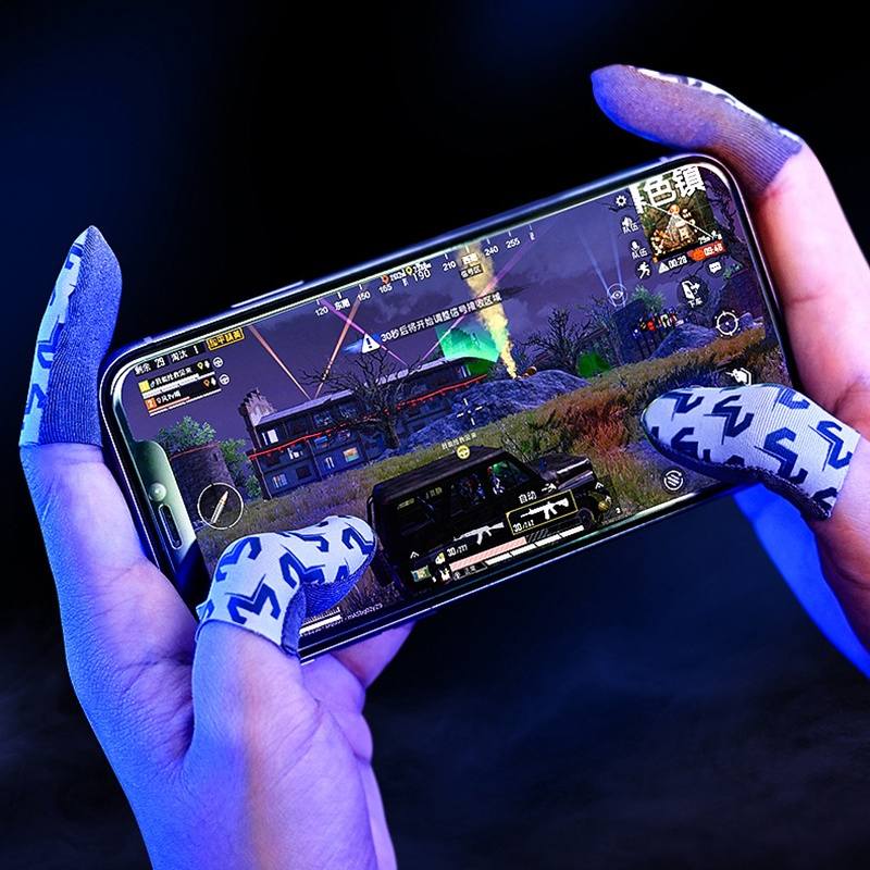 Manchon de Doigt Gaming pour jeux mobiles - Silver