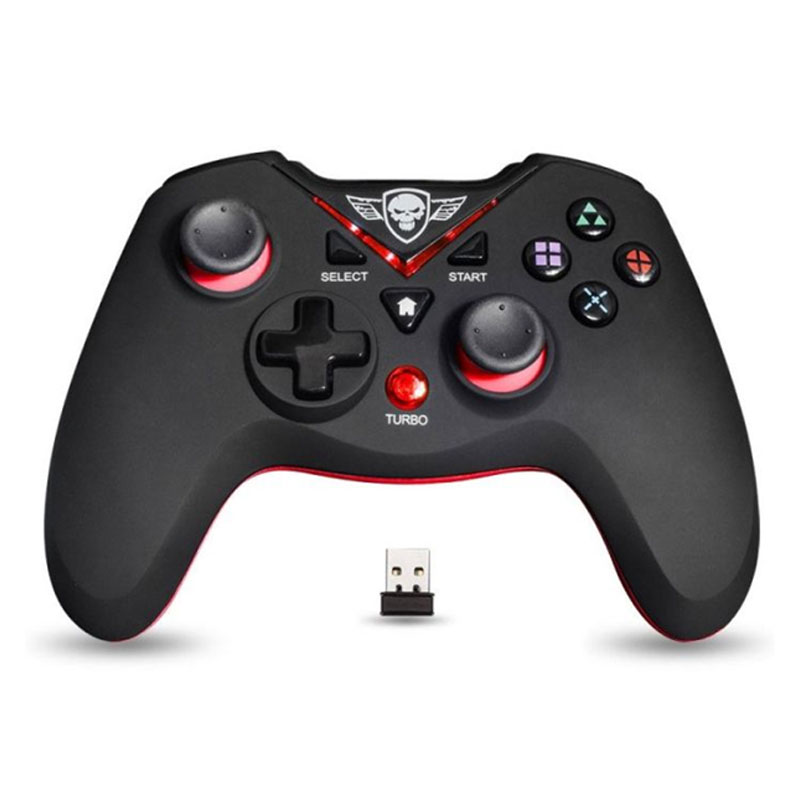Manette de Jeux Sans Fil SPIRIT OF GAMER RFXPG Pour PS3/PC - Noir et Rouge