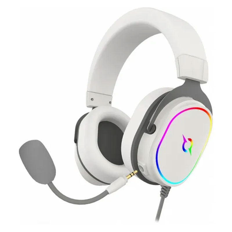 Micro Casque Filaire Gamer AQIRYS ALTAIR RGB - Blanc