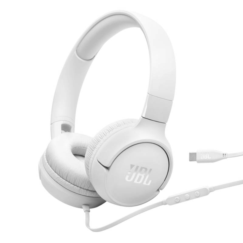 Micro Casque Filaire JBL Tune 520C USB-C - Blanc