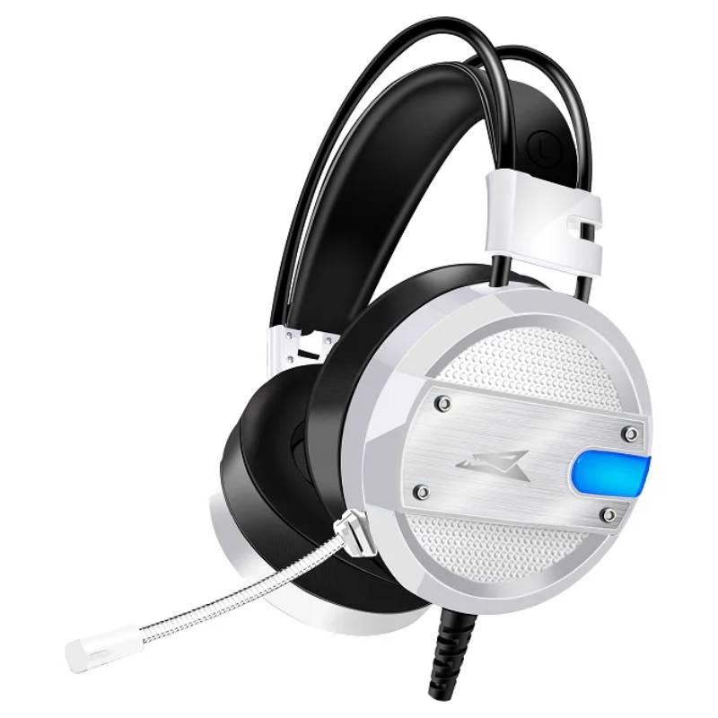 Micro Casque Gamer BARACUDA BGH-031 Conch - Blanc