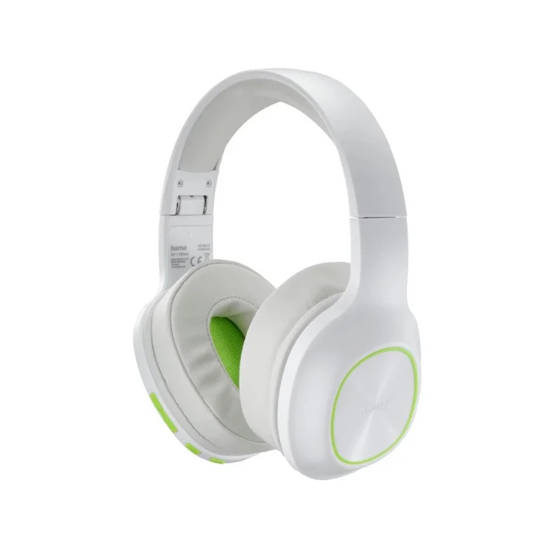 Micro Casque Sans Fil HAMA Spirit Calypso II - Blanc&Vert