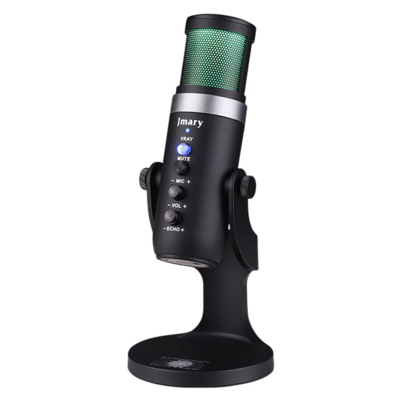 Microphone Gamer Jmary MIC-PW9 USB RGB - Noir
