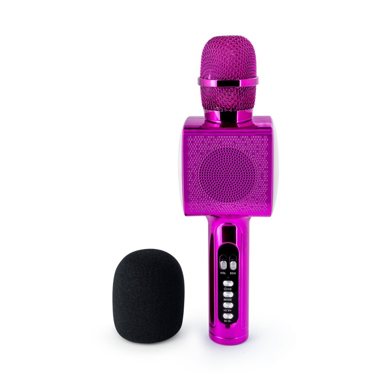 Microphone Sans Fil BIGBEN karaoké PARTYBTMIC2BK - Rose