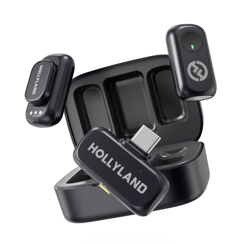 Microphone sans fil HOLLYLAND LARK A1 Combo Micro Caravete Type-C/Lightning