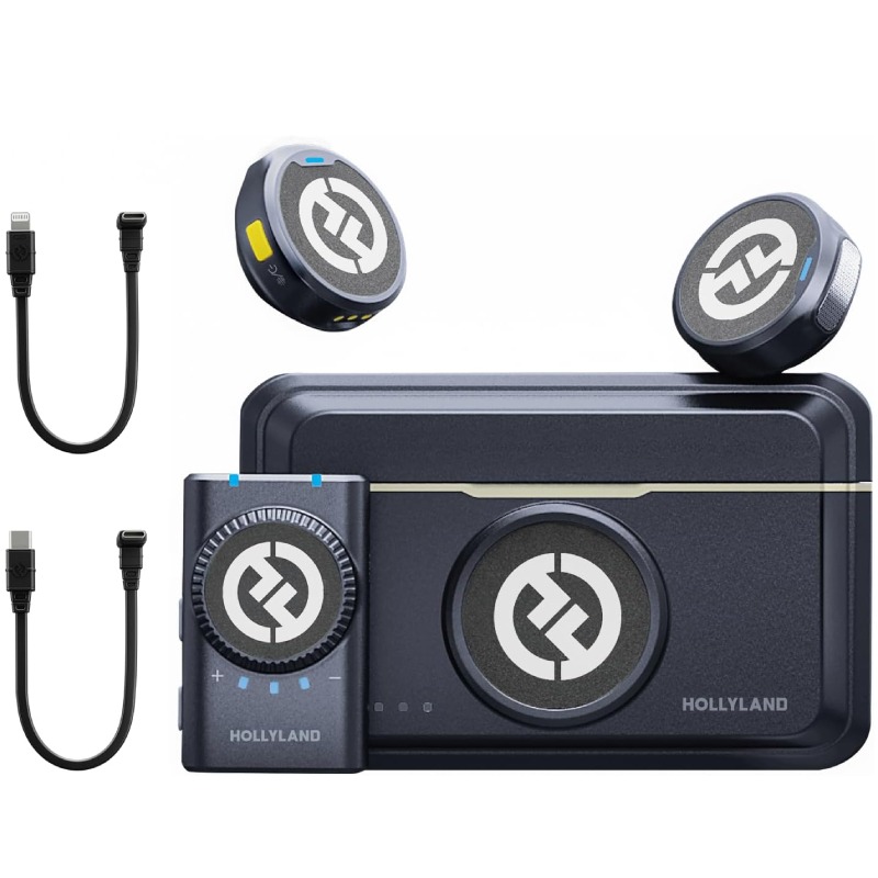 Microphone sans fil HOLLYLAND LARK M2 Micro Caravete Type-C/Lightning