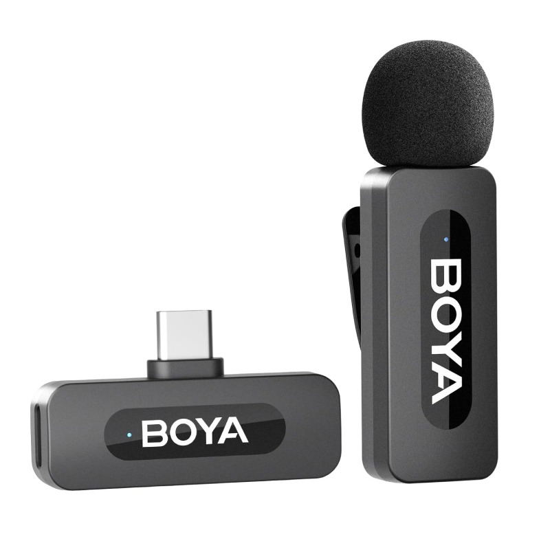 Microphone sans fil Type-C BOYA Wireless BY-V10 - Noir
