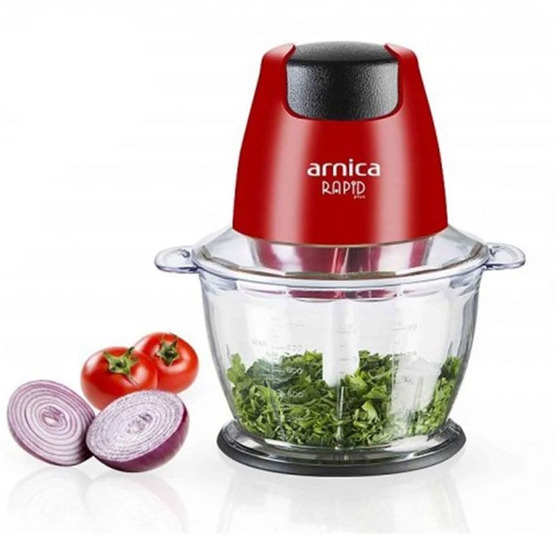 Mini Hachoir ARNICA A-GH-21132 500W - Rouge