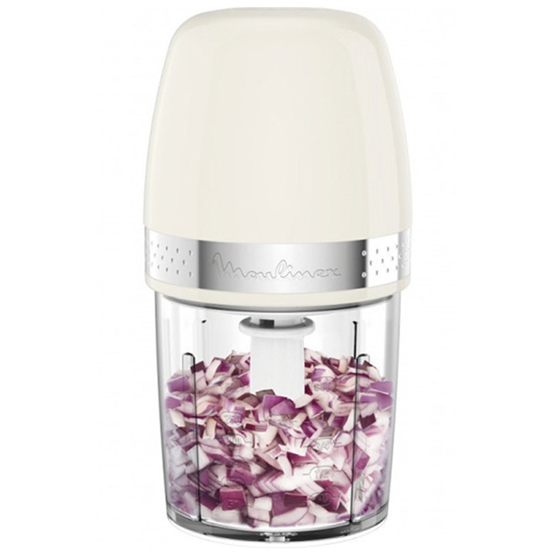 Mini Hachoir Électrique MOULINEX DJ360A10 350W - Blanc