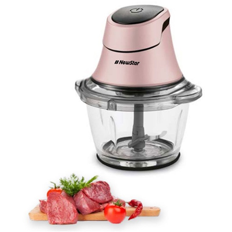 Mini Hachoir Électrique NEWSTAR G08RM 600W - Rose