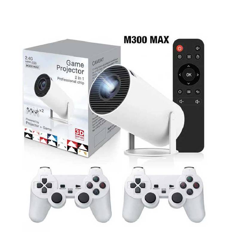 Mini Projecteur de jeux vidéo 4K 3D M300 MAX