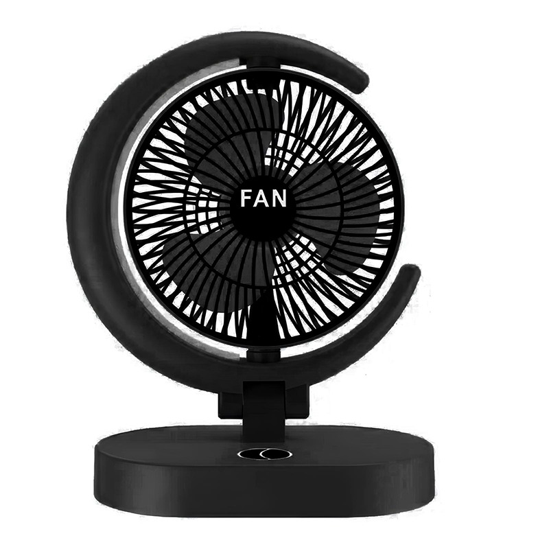 Mini Ventilateur de bureau Rechargeable SM-FAN - Noir