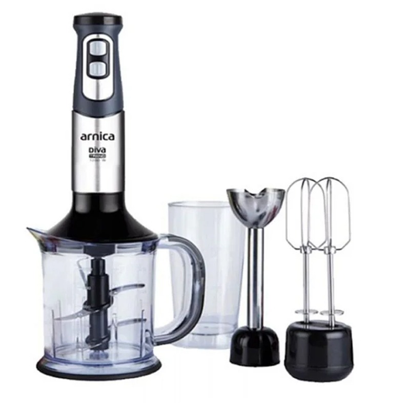 Mixeur Plongeant 3en1 ARNICA GH21592 600W - Noir