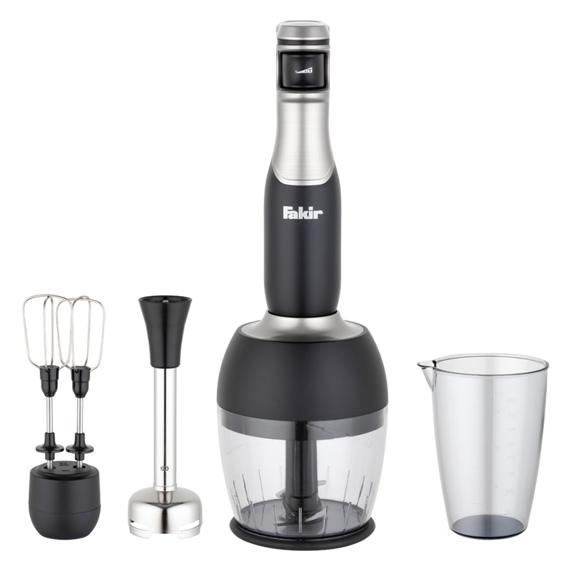 Mixeur Plongeant 3en1 FAKIR Speed Lucca 1000W - Noir