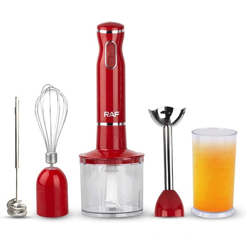 Mixeur Plongeant 5EN1 RAF R-340 2000W - Rouge