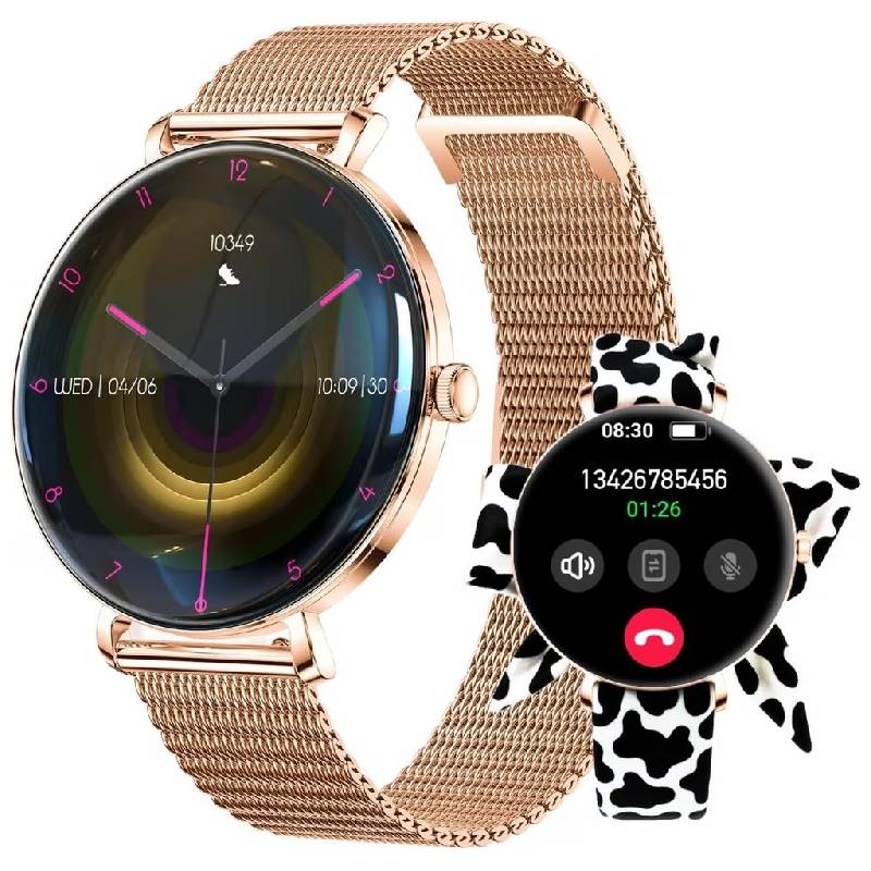 Montre Connectée FOREVER Lucca SB-370 avec Bracelet Spotted