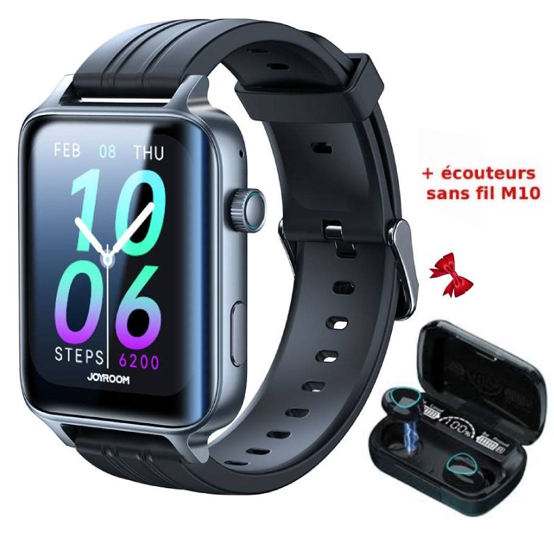 Montre Connectée JOYROOM JR-FT6 Avec écouteurs sans fil M10