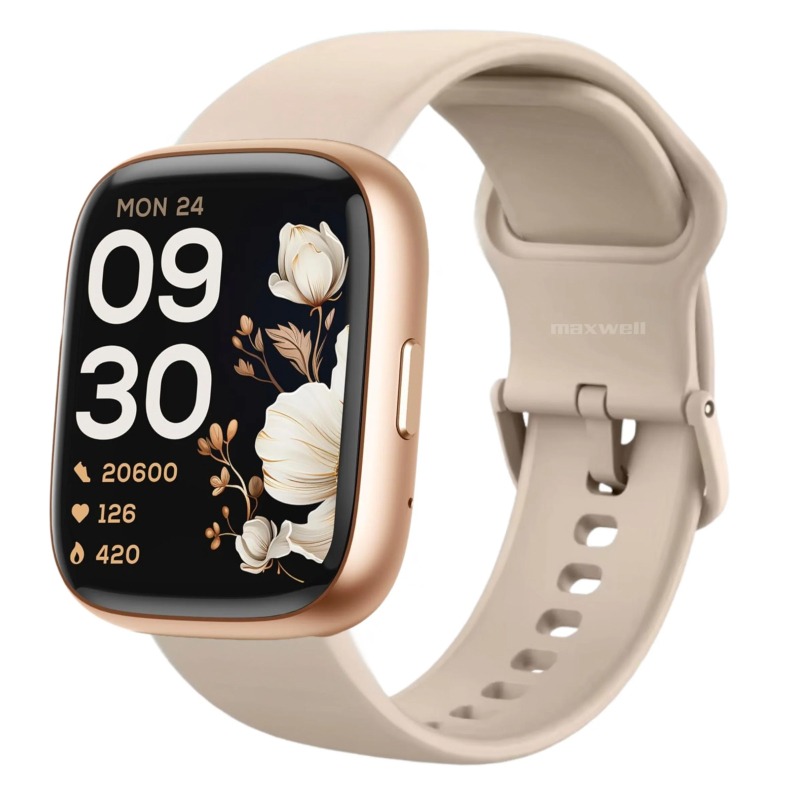 Montre Connectée Maxwell IDW26 Alexa intégré - Gold