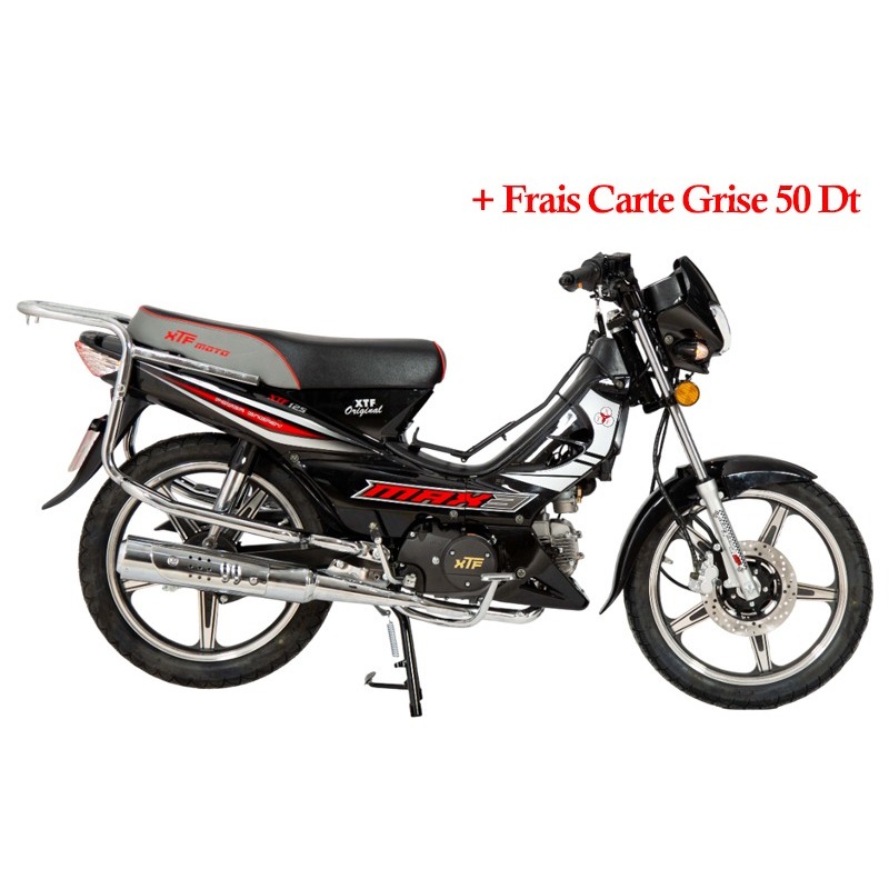 Moto à Essence FORZA XTF 125cc Monocylindre - Noir Brillant