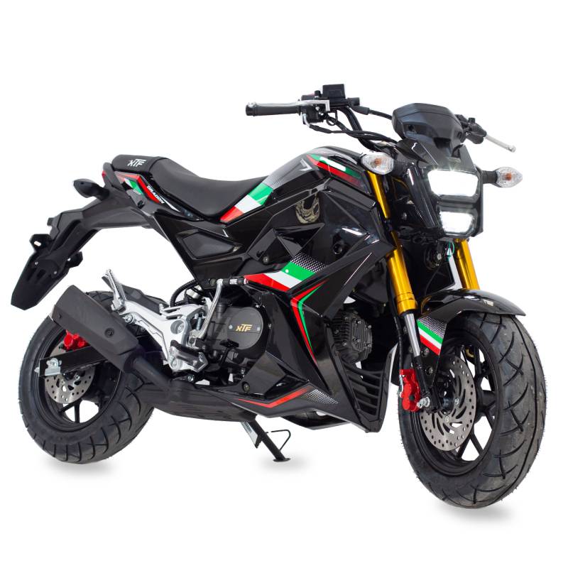 Moto à Essence XTF DRAGON 110 CM³ Monocylindre - Noir