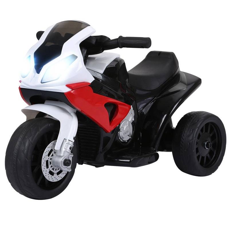 Moto Électrique Pour Enfants - Noir et Blanc