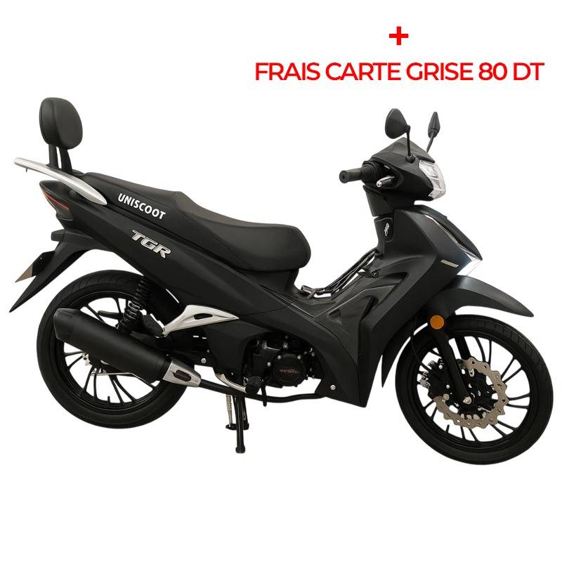 Moto UNISCOOT TIGER 125CC - Noir Matt