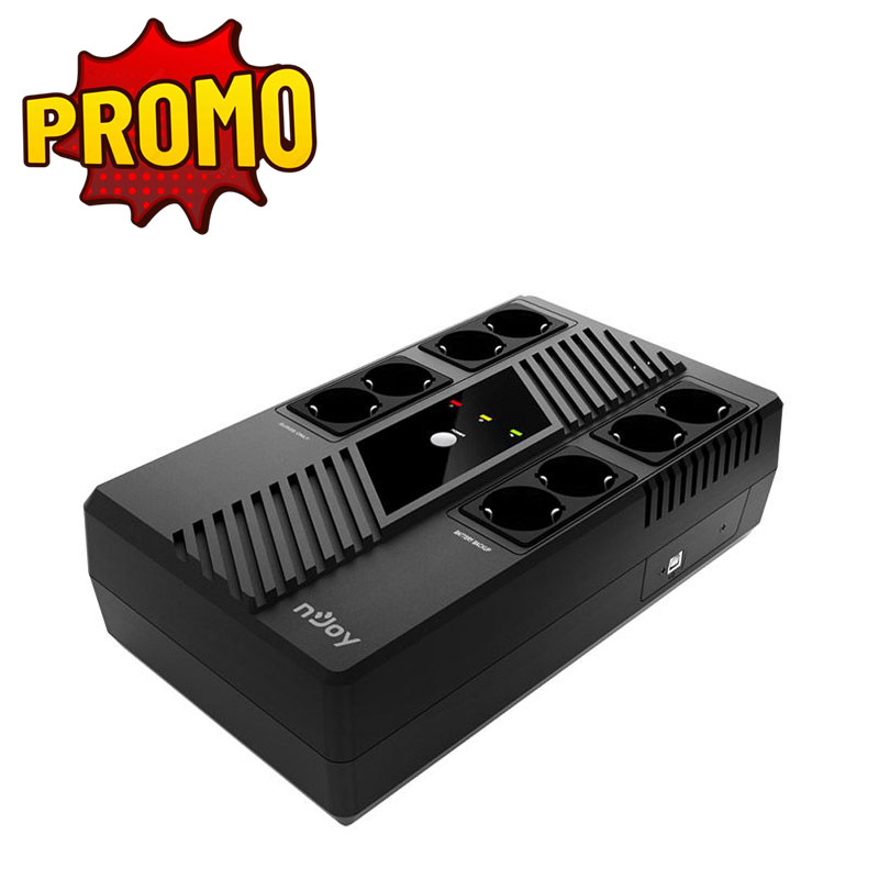 Onduleur In line NJoy Token 600VA / 360 W / 8 Prises