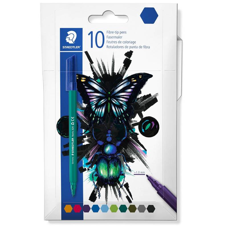 Pack de 10 Feutres de couleurs STAEDTLER Noris Club 326