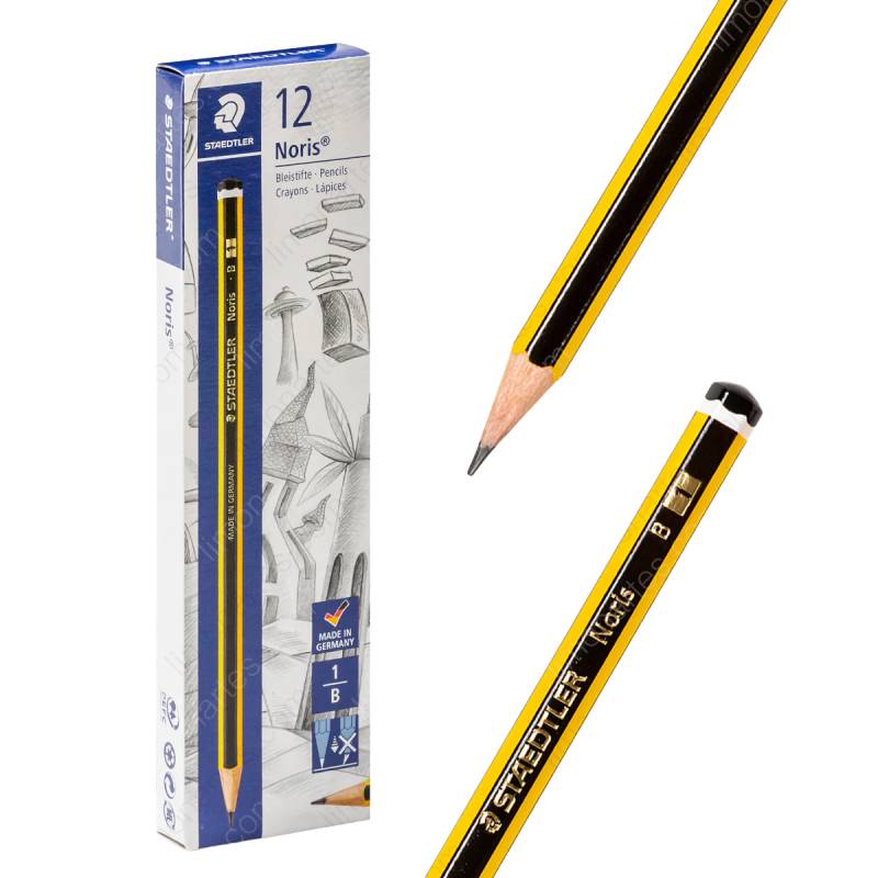Pack de 12 Crayons Graphite STAEDTLER Noris N.1 B