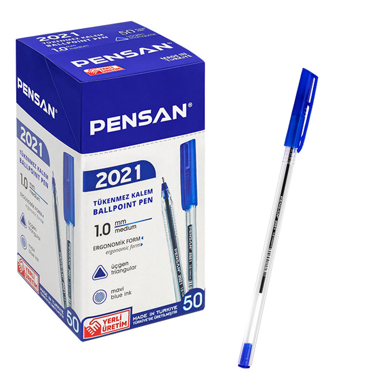 Pack De 50 Stylos à Bille PENSAN - Bleu