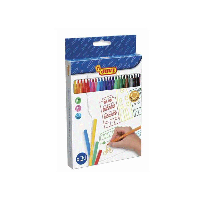Pack de 24 Feutres JOVI Super LAVABLES 1624