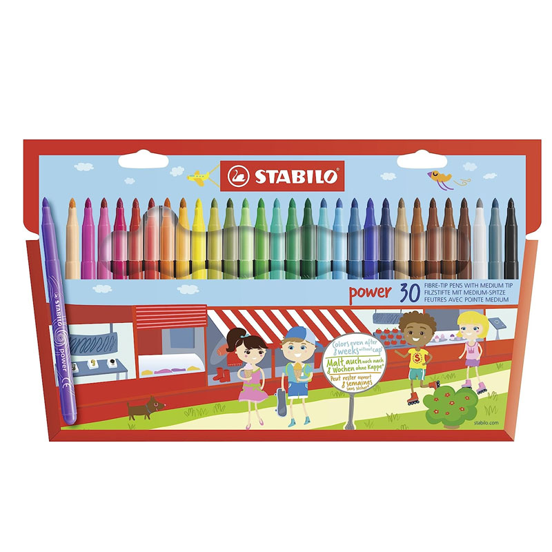 Pack de 30 Feutres STABILO power
