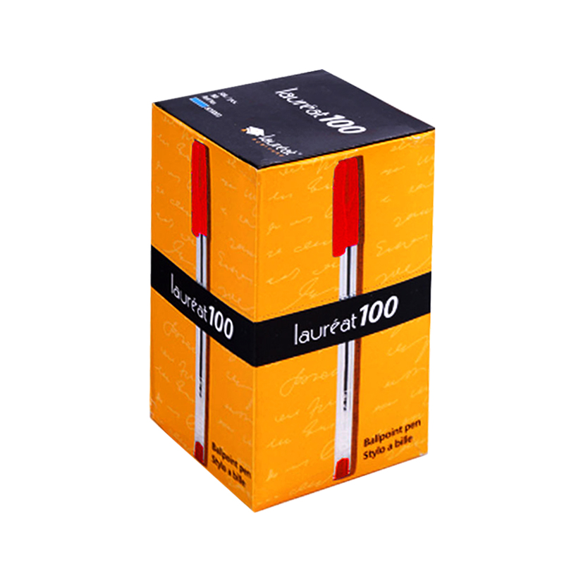 Pack de 50 Stylos à Bille LAUREAT 100 Medium - Rouge