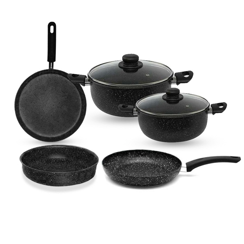 Pack El Gusto By COOK'ART De 7 Pièces - Noir (3110202500059)