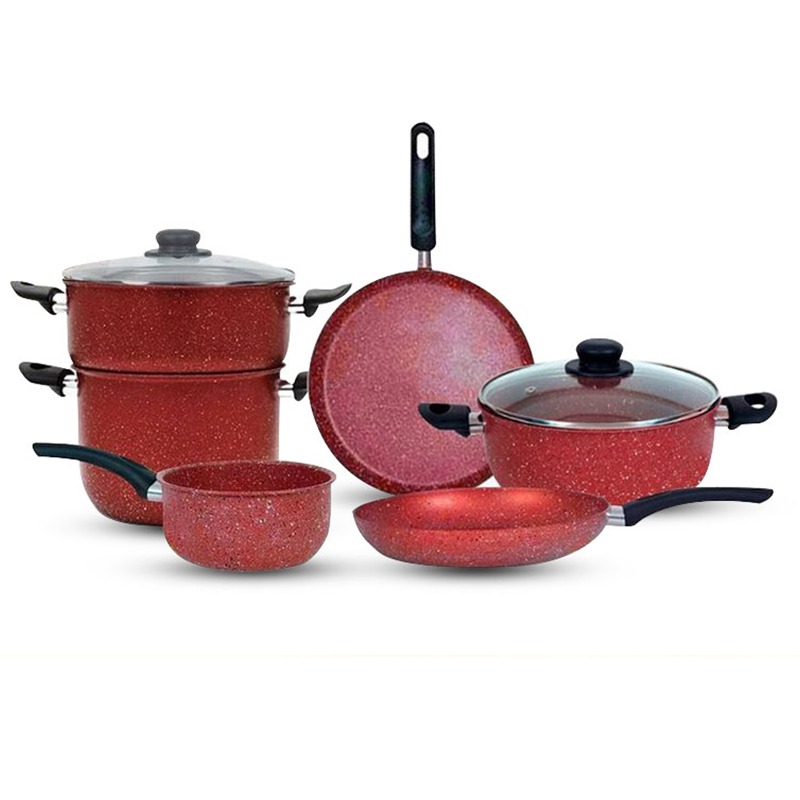 Pack El Gusto By COOK'ART De 8 Pièces - Rouge